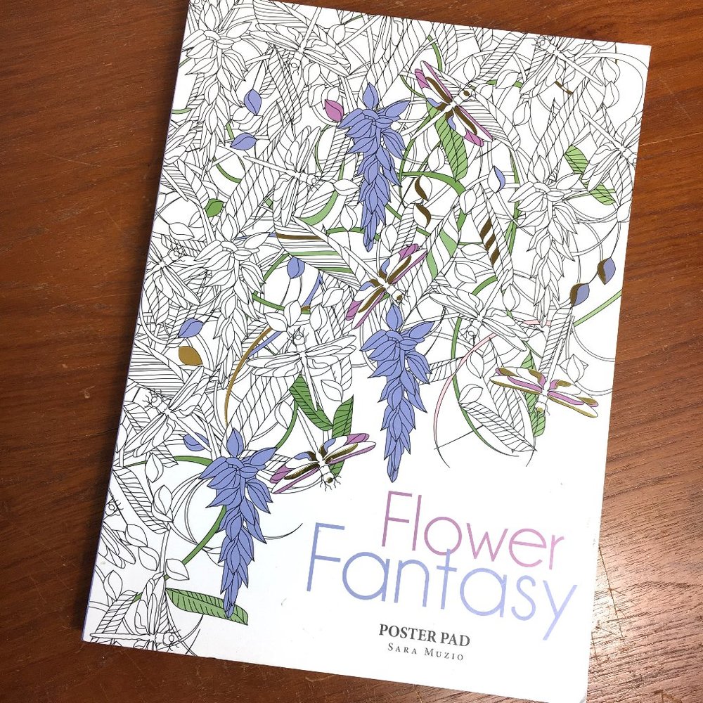 Flower Fantasy Poster Pad by Sara Muzio
